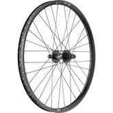 DT Swiss D 1900 26-inch rear wheel with 30mm rim, tubeless ready, single speed axle, suitable for mountain bikes.