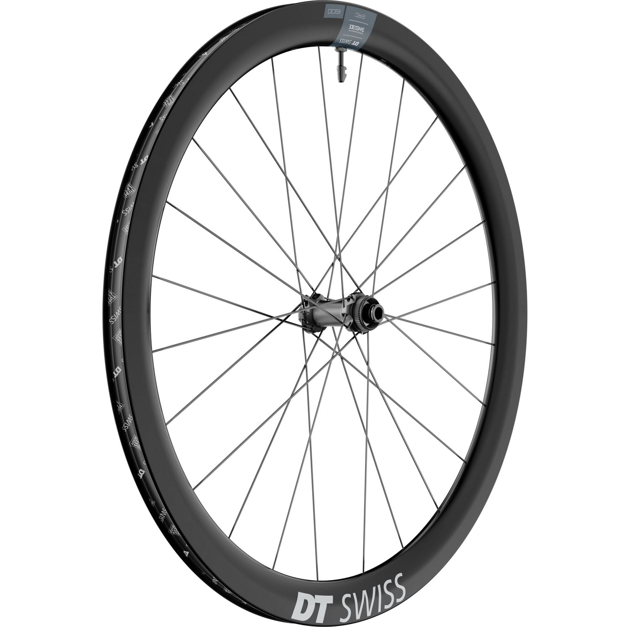 DT Swiss ERC 1600 SPLINE disc brake wheel, carbon clincher 45 x 22 mm rim, front