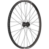 DT Swiss EX 1700 29-inch front mountain bike wheel with 30mm rim and 20x110mm BOOST axle, shown from the side.