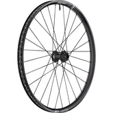 DT Swiss EXC 1500 29-inch front wheel with 30mm carbon rim and 20mm BOOST axle for mountain biking components.