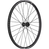 DT Swiss EXC 1500 29-inch front wheel with 30mm carbon rim and 15mm BOOST axle for enduro mountain biking.