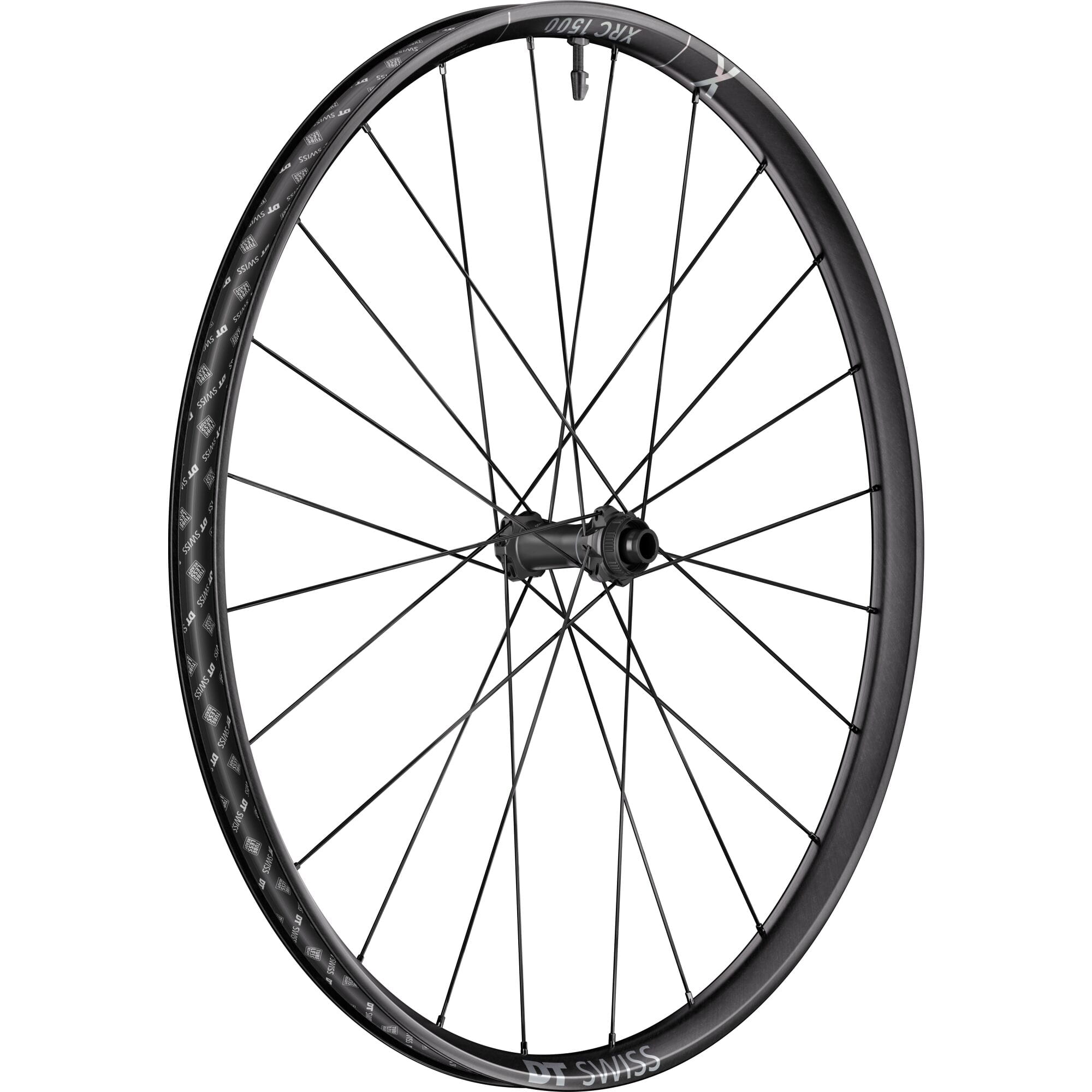DT Swiss XRC 1500 29-inch front wheel with 30mm rim and BOOST axle, tubeless-ready mountain bike component.