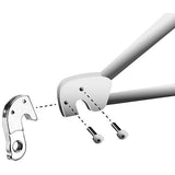 M Part gear hanger for Cannondale bikes, durable replacement bike component, shown in black with mounting holes and gear alignment features.