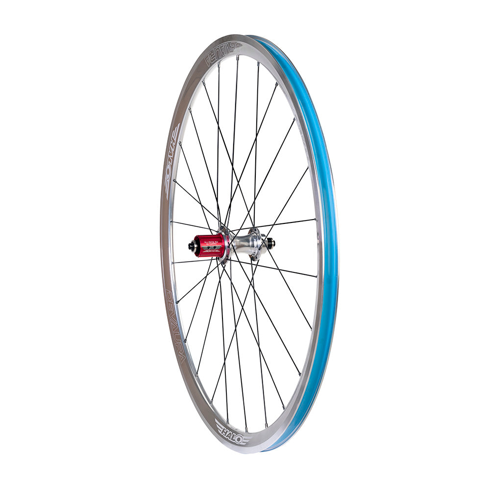Halo Devaura RS2 700c Wheels Silver with Black Spokes