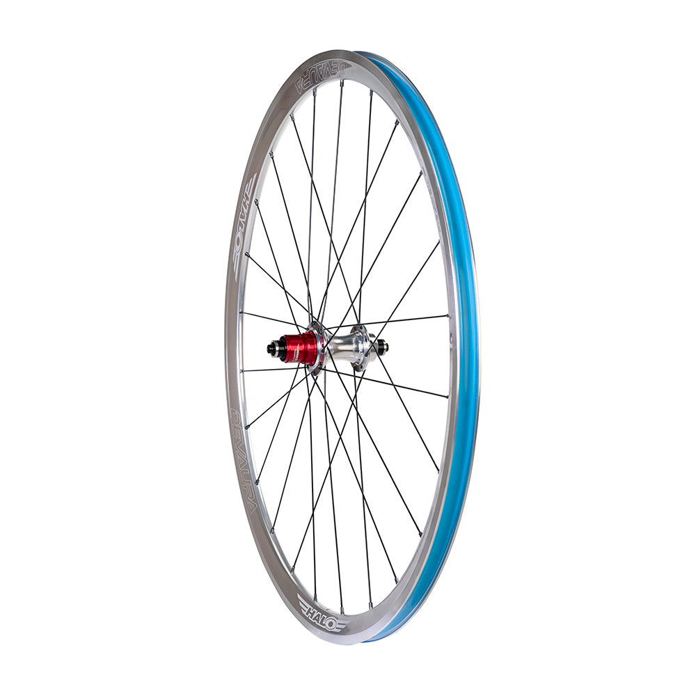Halo Devaura RS2 700c Wheels Silver with Black Spokes