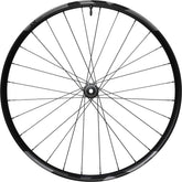 Shimano Deore XT M8200 29er front wheel with 15x110mm E-thru hub and Center Lock disc, bike component for mountain biking.