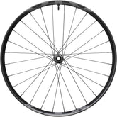 Shimano XTR M9220 29er front wheel with 15x110mm E-Thru axle and center lock disc for mountain biking components.