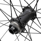 Shimano XTR M9220 29er front wheel with 15x110mm E-Thru axle and Center Lock disc for mountain biking.
