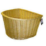 Handwoven Passport front mount bike basket with wicker design, perfect for carrying small accessories and essentials on your bike.