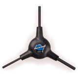 Park Tool AWS-1 hex wrench set with 4mm, 5mm, and 6mm ergonomic handles, ideal for workshop use.