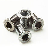 Race Face 12mm inner chainring bolt pack for Atlas FR and Diabolus cranks, replacement components, metal bolts with threading.