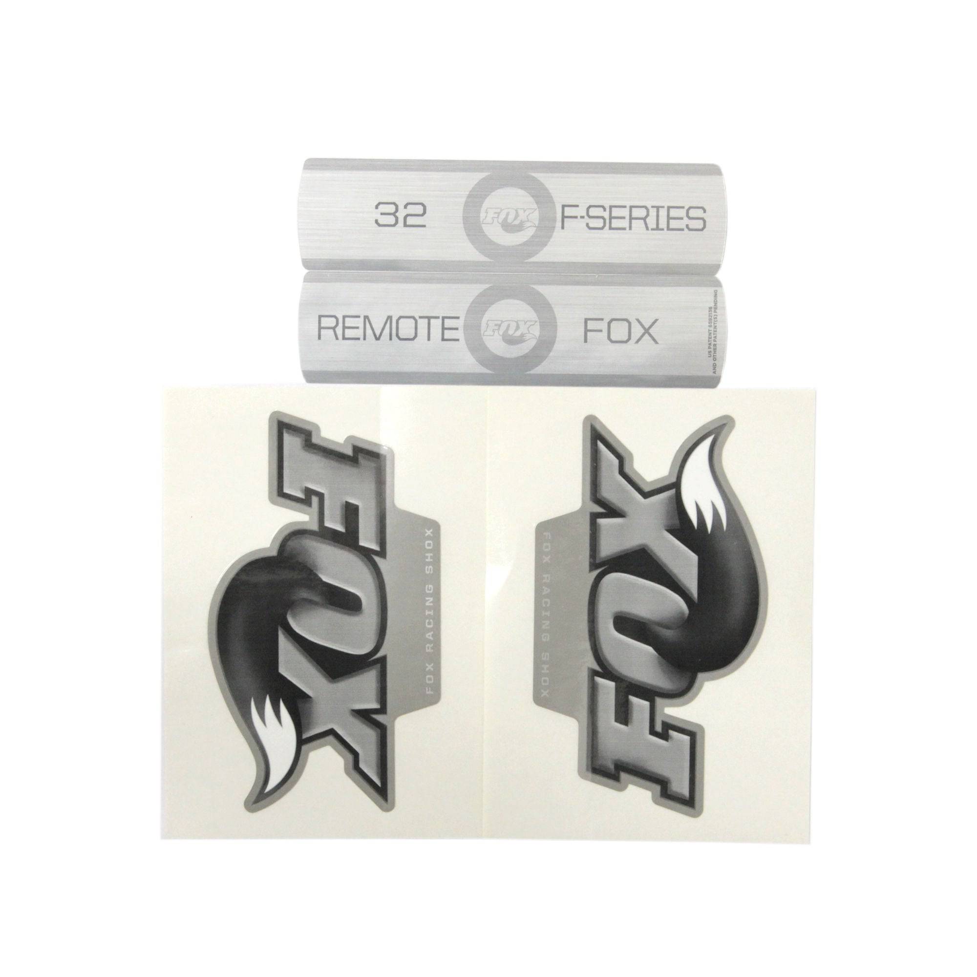 Fox Fork F-S Remote B/W Decal Kit Titanium 2010 Spares & Accesories | Swinnerton Cycles