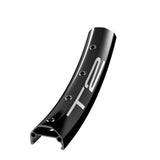 Halo T2 27.5 MTB rims with disc and V-brake compatibility, tubeless-ready mountain bike wheel components.