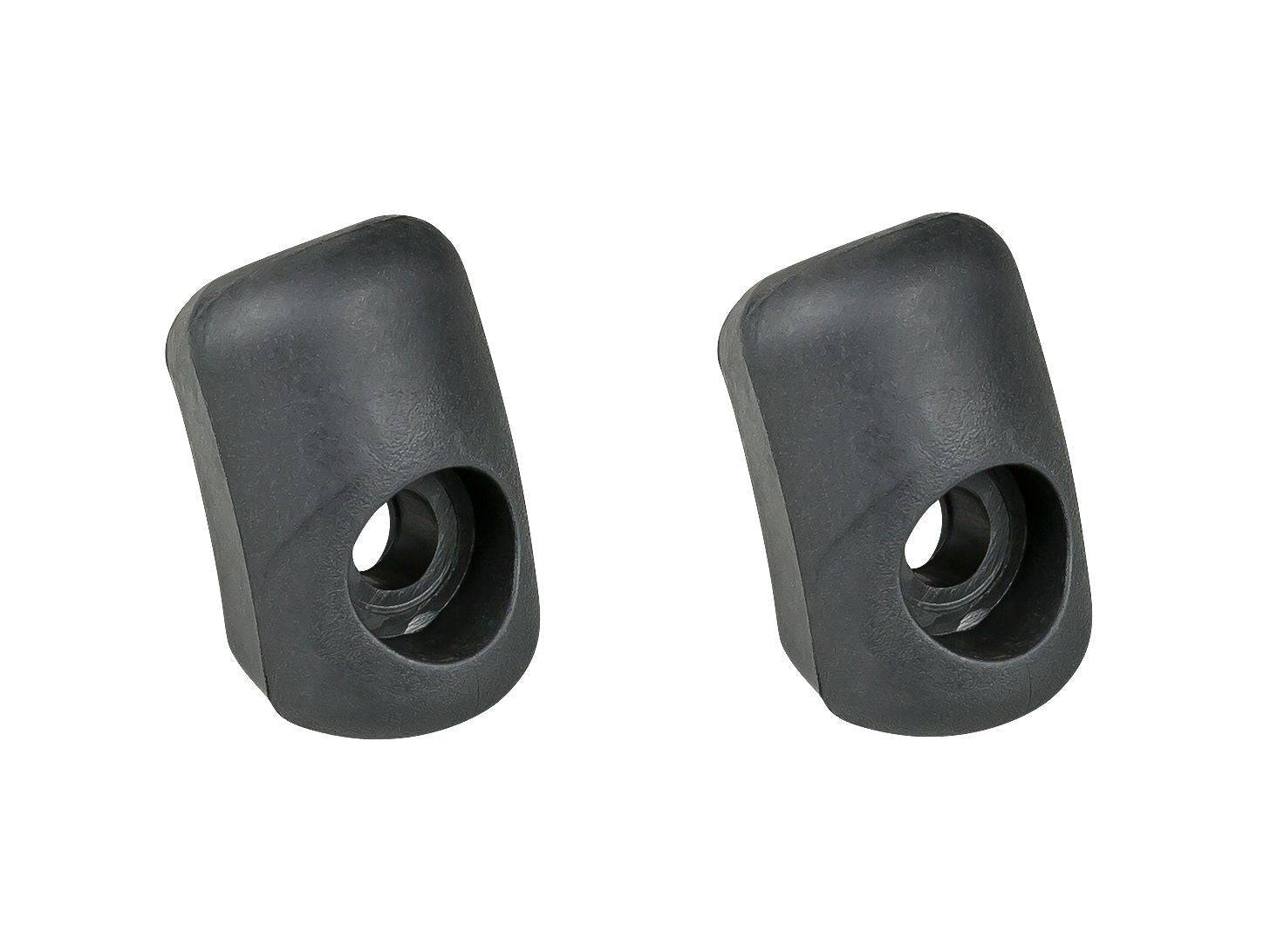 Black Trek 1120 front rack bumper guards for bikes, providing durable frame protection and accessory enhancement.