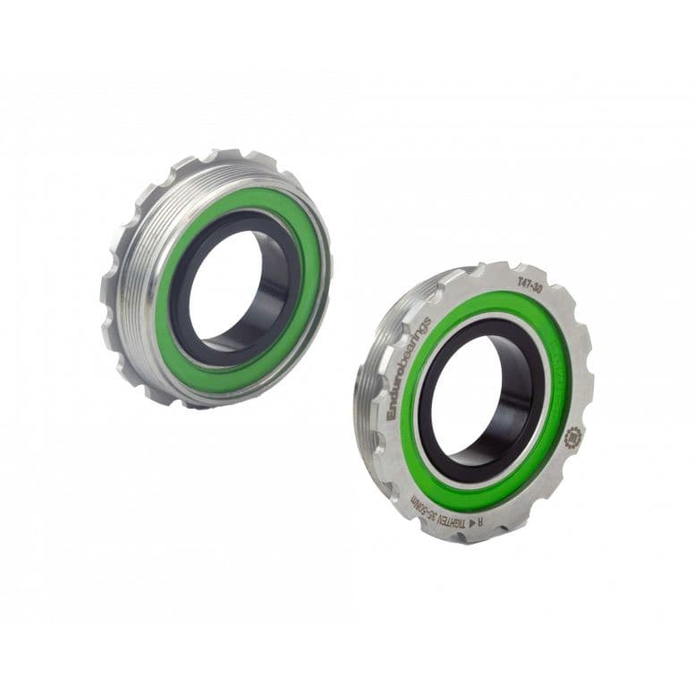 Enduro Bearings Maxhit T47 internal bottom bracket with seals, designed for high load capacity, for bicycle components.