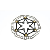 Aztec semi-floating rotors for hydraulic and mechanical disc brakes with 6-bolt hub, showing metal rotor with vented design.