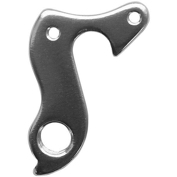 Durable M Part gear hanger for bikes, compatible with various brands, shown mounted on a bicycle component for gear shifting.