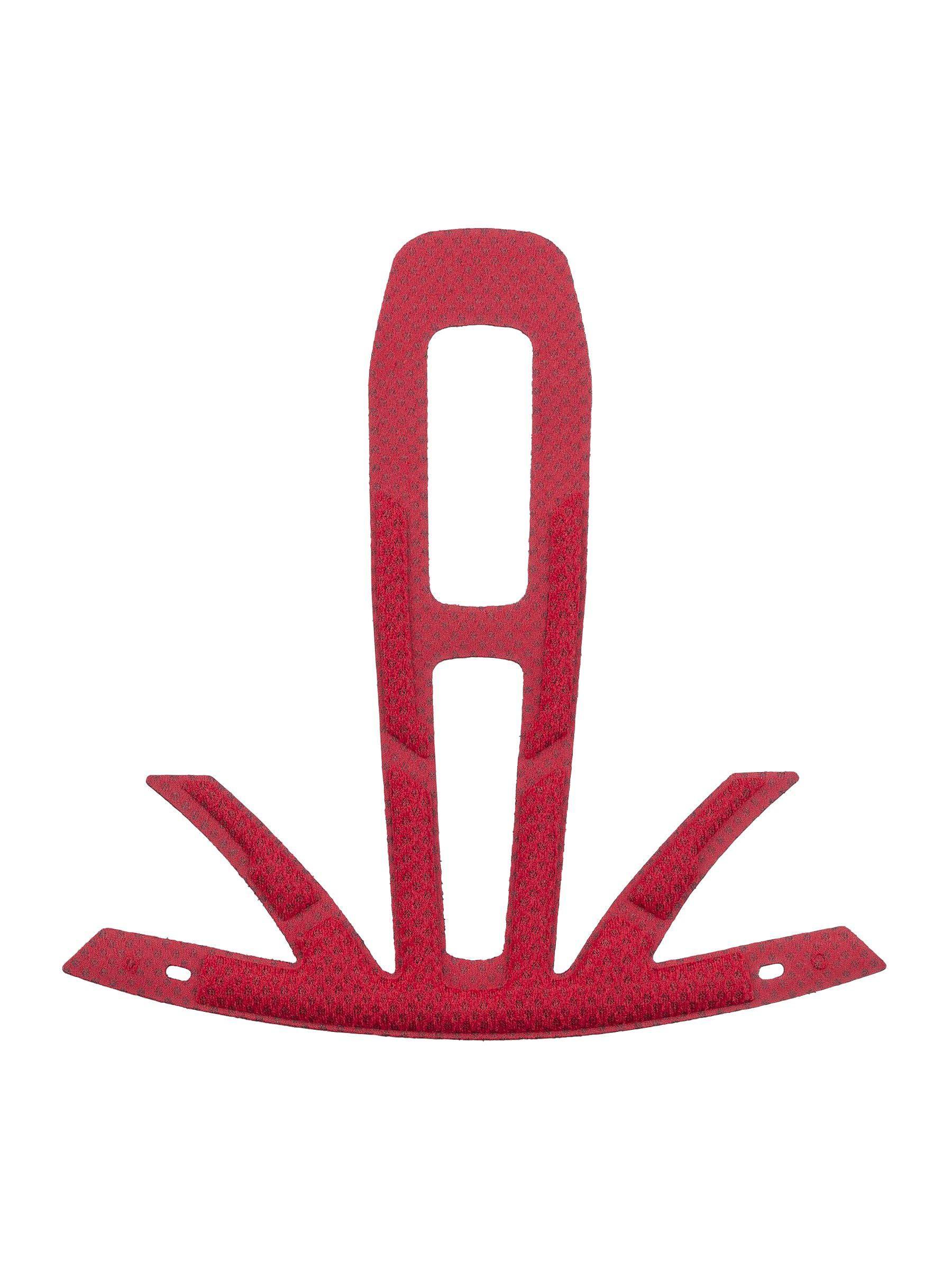 Bontrager Starvos WaveCel helmet fit pad replacement, showing close-up of foam and strap for helmet comfort and safety.