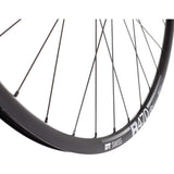 M Part Wheels road front disc wheel with Shimano 105 CL hub, 700c black rim, 100x12mm axle, lightweight cycling component