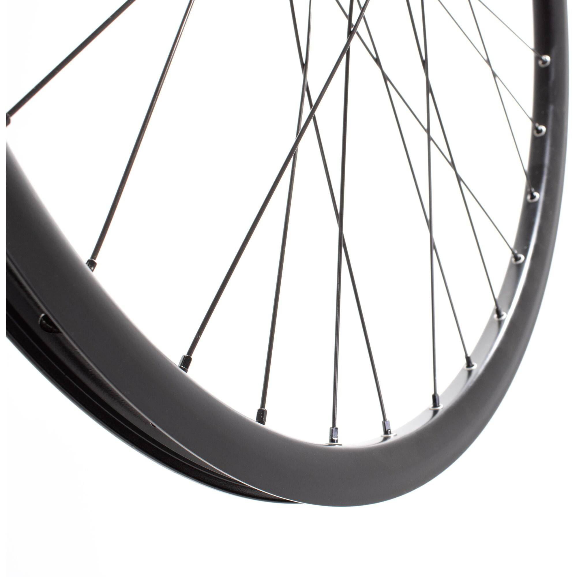 M Part Wheels gravel MTB rear wheel with Shimano QC400 hub, 650B rim, QR axle, 6-bolt, 135mm spacing, tubeless-ready TLR rim