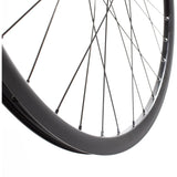 M Part Wheels gravel MTB rear wheel with Shimano QC400 hub, 650B rim, QR axle, 6-bolt, 135mm spacing, tubeless-ready TLR rim