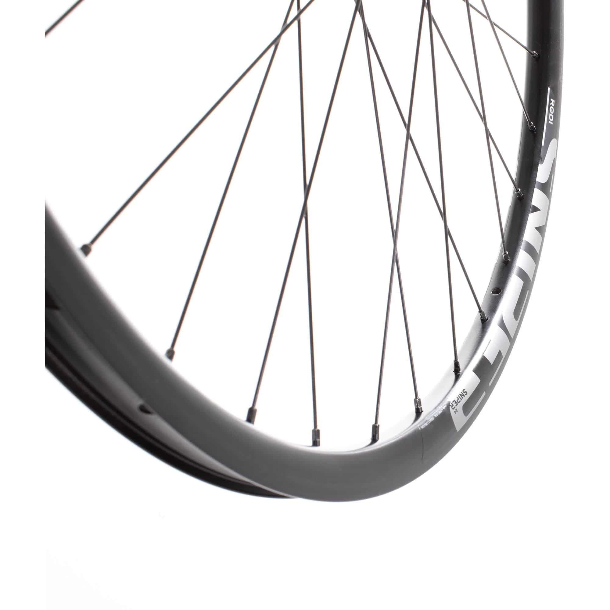 M Part Wheels Gravel Front Wheel Shimano QC 400 6B Hub QR 100mm 700c Sniper 24 Rim black