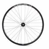 Black M Part Wheels gravel rear wheel with 700c rim, Shimano TC500 hub, Rodi Sniper rim, 24mm width, TA 142x12 axle.