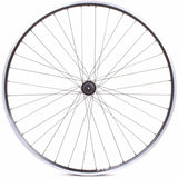 M Part Wheels hybrid and touring front QR disc wheel with Shimano QC400 hub and Mavic A319 700C rim, suitable for cycling.
