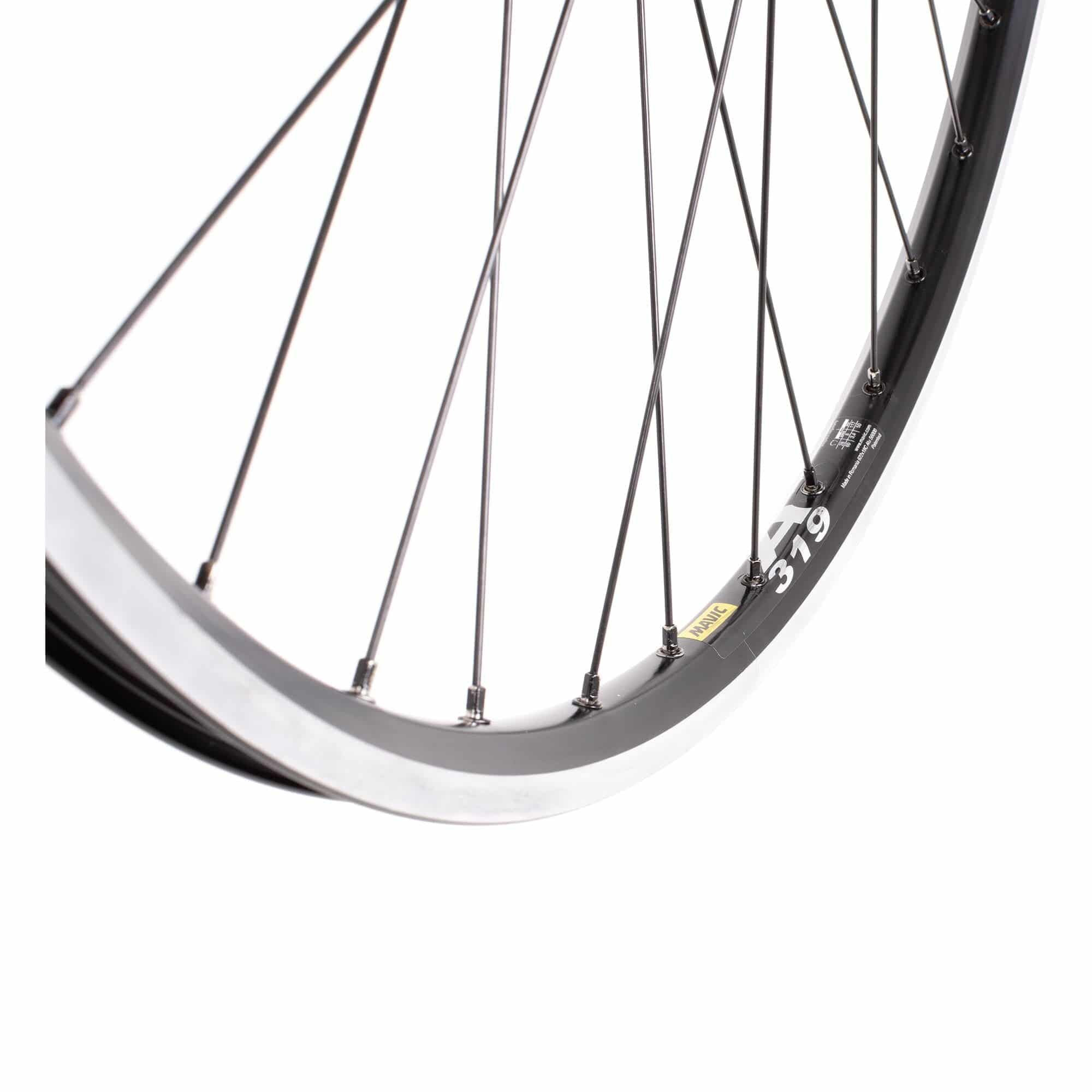 M Part Wheels hybrid/touring front QR disc wheel with Shimano QC400 hub and Mavic A319 700C rim for cycling components