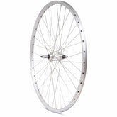 M Part Wheels Hybrid Rear Solid Axle Screw On Wheel silver 700c