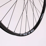M Part Wheels M25 v2 27.5-inch MTB rear wheel with Shimano TC500 hub, 142x12mm axle, TLR, compatible with 8-11 speed.