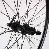 M Part Wheels M25 QR 135x10 MTB rear wheel with Shimano hub, 27.5-inch tubeless-ready wheel for 8-11 speed mountain bikes