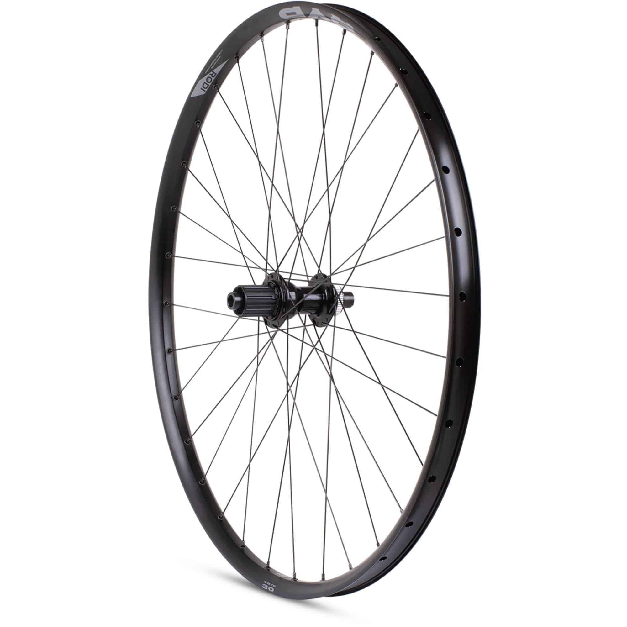 M Part Wheels M30 v2 29-inch rear MTB wheel with 148x12mm Boost hub, tubeless-ready, compatible with 8-11 speed mountain bikes.