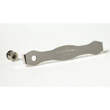 Park Tool CNW-2 chainring nut wrench for slotted nuts, used in workshop bike maintenance and installation.