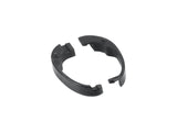 Trek Madone 9 Series 5mm 2-piece headset spacer for bike, spare component, black aluminum, fits Trek road bikes.