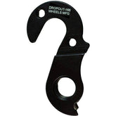 Wheels Manufacturing Replaceable Derailleur Hanger Dropout 166, bike component for precise shifting, shown in silver finish.