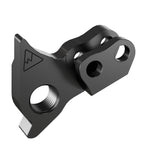 Wheels Manufacturing Replaceable Derailleur Hanger Dropout 445, bike component for precise shifting, shown in metallic finish.