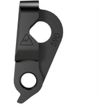 Wheels Manufacturing Replaceable Derailleur Hanger 590 for Specialized Demo 8 mountain bike, black metal component, close-up view