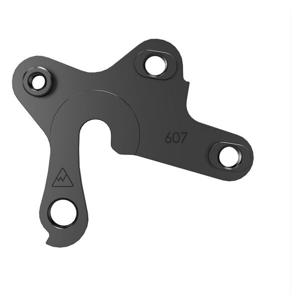 Wheels Manufacturing Replaceable Derailleur Hanger Dropout 607 for Trek and Diamant bikes, showing the metal component with mounting holes.