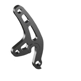 Wheels Manufacturing replaceable derailleur hanger dropout 619 for Santa Cruz bikes, shown in black with mounting holes.