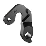 Wheels Manufacturing replaceable derailleur hanger dropout 644 for Scott bikes 2019-2020, shown in close-up with mounting details.