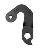 Wheels Manufacturing replaceable derailleur hanger dropout 644 for Scott Bikes 2019-2020, shown in black with mounting holes.