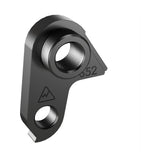 Wheels Manufacturing Replaceable Derailleur Hanger Dropout 652 for OBREA and Orca bikes, shown on a bike component.