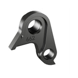 Wheels Manufacturing Replaceable Derailleur Hanger Dropout 662 for Look bikes, showing the metal component with mounting holes.