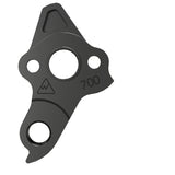Wheels Manufacturing Replaceable Derailleur Hanger Dropout 700 for GT Fury 2023-24 mountain bike components, black metal part.