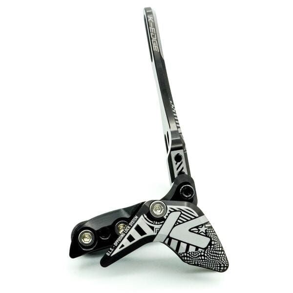 K-Edge 1x Race W Chain Guide in black anodized for 1x drivetrain bikes, designed as a durable cycling accessories component.