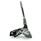 K-Edge 1x Race W Chain Guide in black anodized for 1x drivetrain bikes, designed as a durable cycling accessories component.