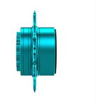 Wheels Manufacturing Solo-XD aluminum cog for SRAM XD/XDR freehub, 7075 aluminum, black, close-up of gear component