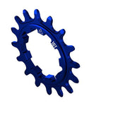 Wheels Manufacturing Solo-XD 16-tooth blue aluminum bike cog for SRAM XD/XDR freehub, designed for durable cycling components.