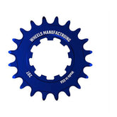 Blue Wheels Manufacturing Solo-XD 20-tooth aluminum cassette cog for SRAM XD/XDR mountain bike drivetrains.